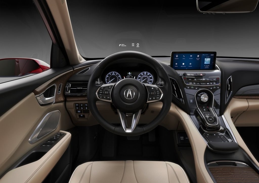 Acura RDX Prototype kokpiti ve True Touchpad Interface kumandası
