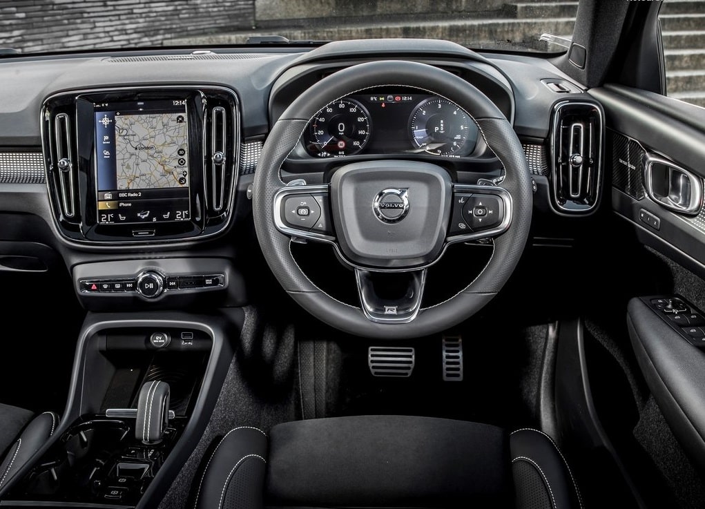XC40 orta konsol ve Sensus ekranı