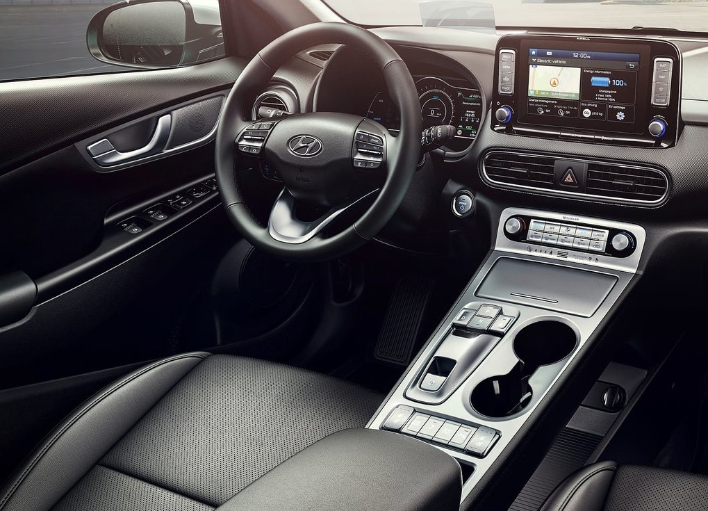 Hyundai Kona Electric dijital gösterge ve kumandalar