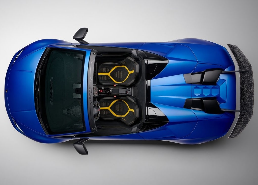 Lamborghini Huracan Performante Spyder tasarım ayrıntıları