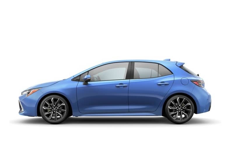 2019 Toyota Corolla Hatchback yan profil görünümü