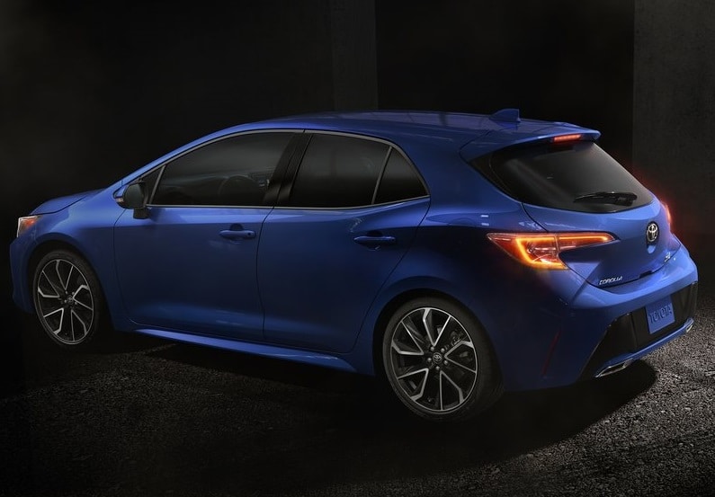 Toyota Corolla Hatchback arka tasarımı ve stop grubu