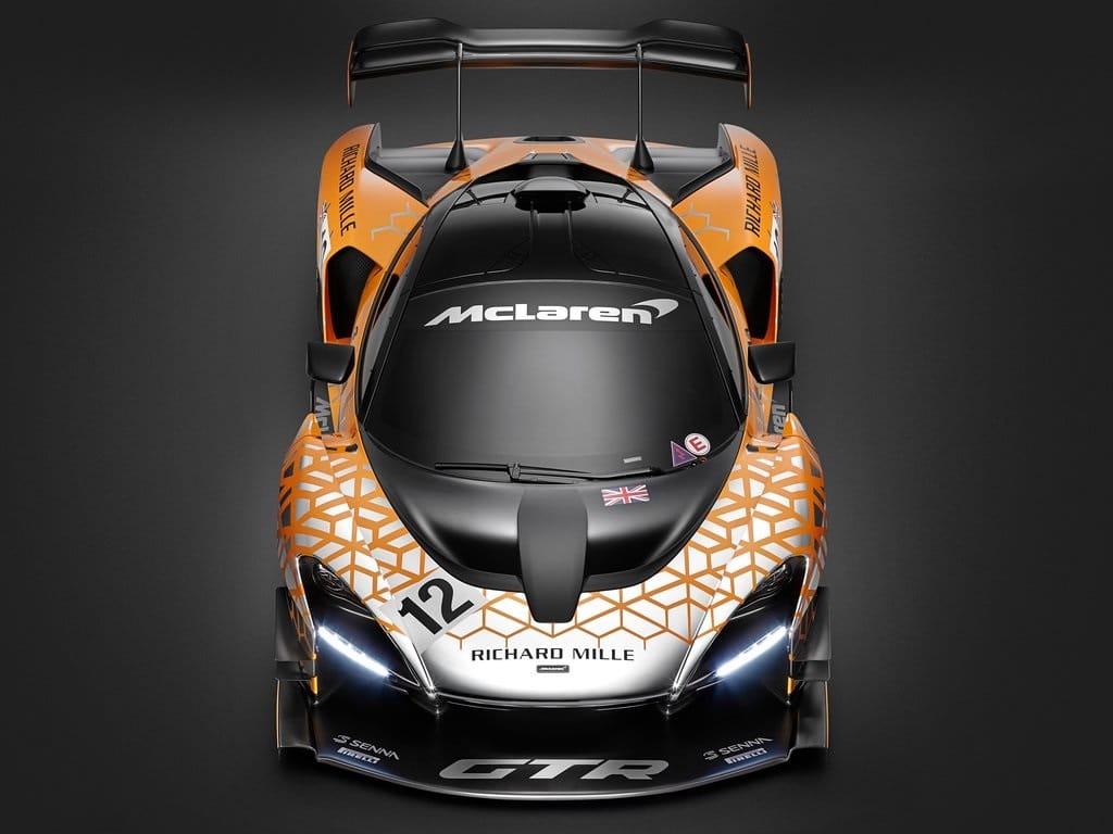 Senna GTR Concept yan profil ve kapı aerodinamiği