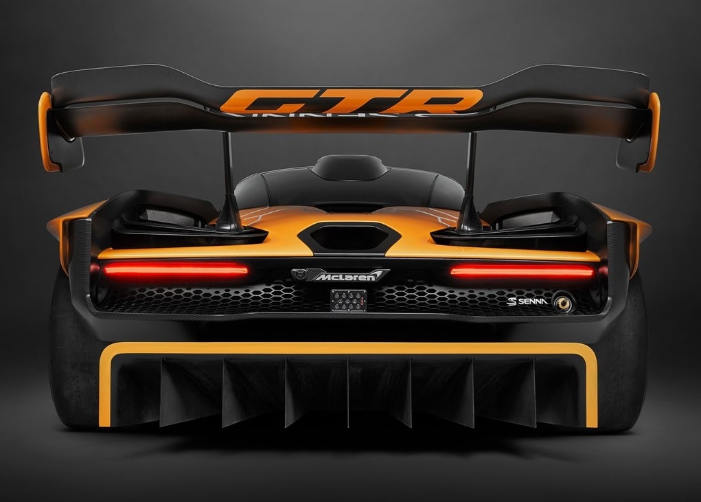 Senna GTR Concept ön splitter ve alçak gövde görünümü