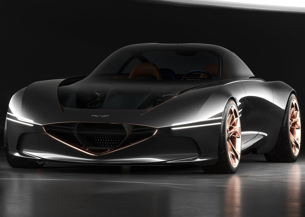 Genesis Essentia Concept önden üç çeyrek görünüm