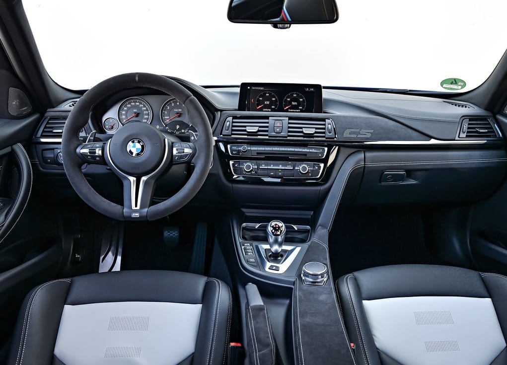 M3 CS ön koltuklar ve kabin detayları