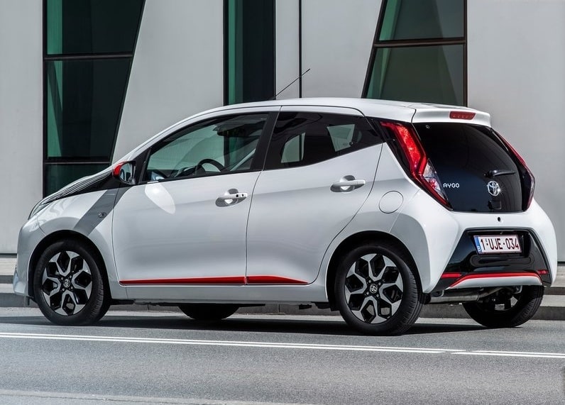 Aygo şehir otomobili gövde ayrıntıları