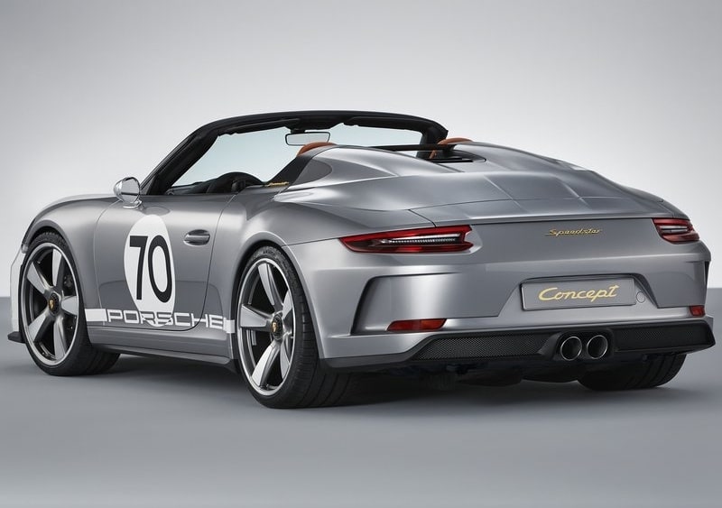 911 Speedster Concept iki renkli gövde tasarımı