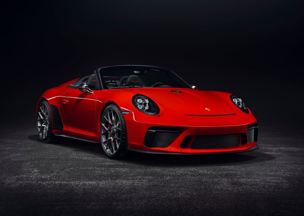 Porsche 911 Speedster Concept Guards Red ön üç çeyrek görünüm