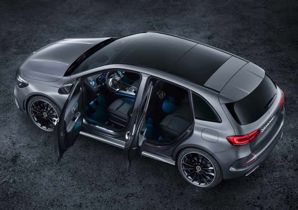 Mercedes-Benz B Serisi kabin ayrıntısı
