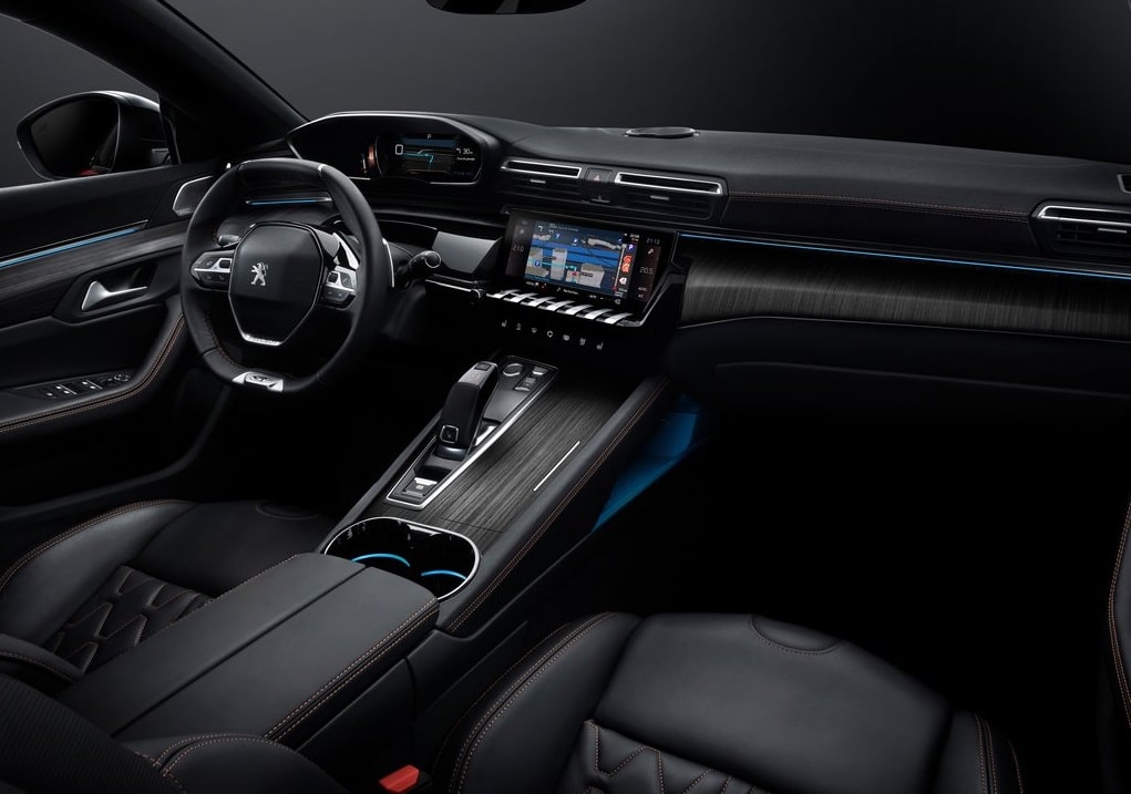 Peugeot 508 i Cockpit kokpiti ve orta konsolu