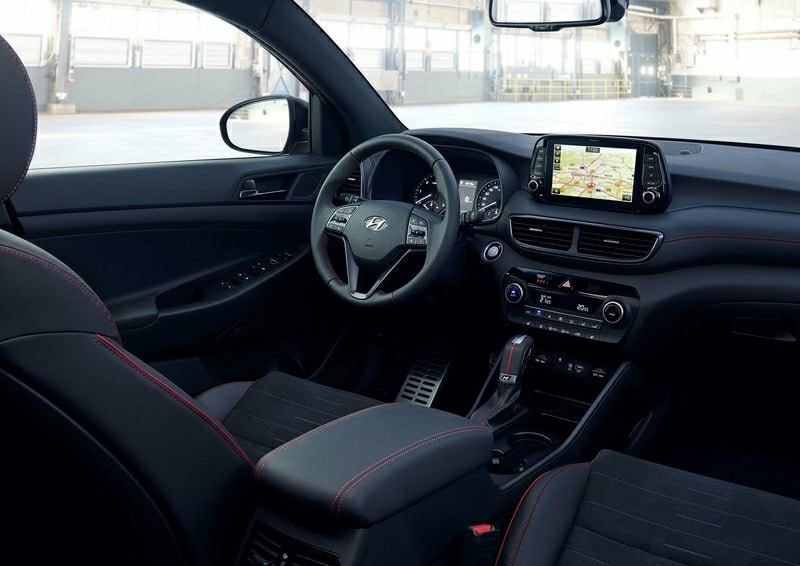 Hyundai Tucson N Line kabin görünümü