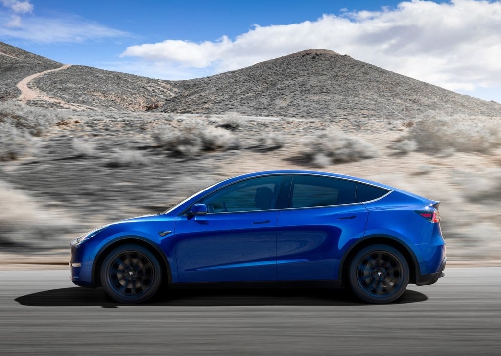 Model Y ilk tanıtımda yan profil