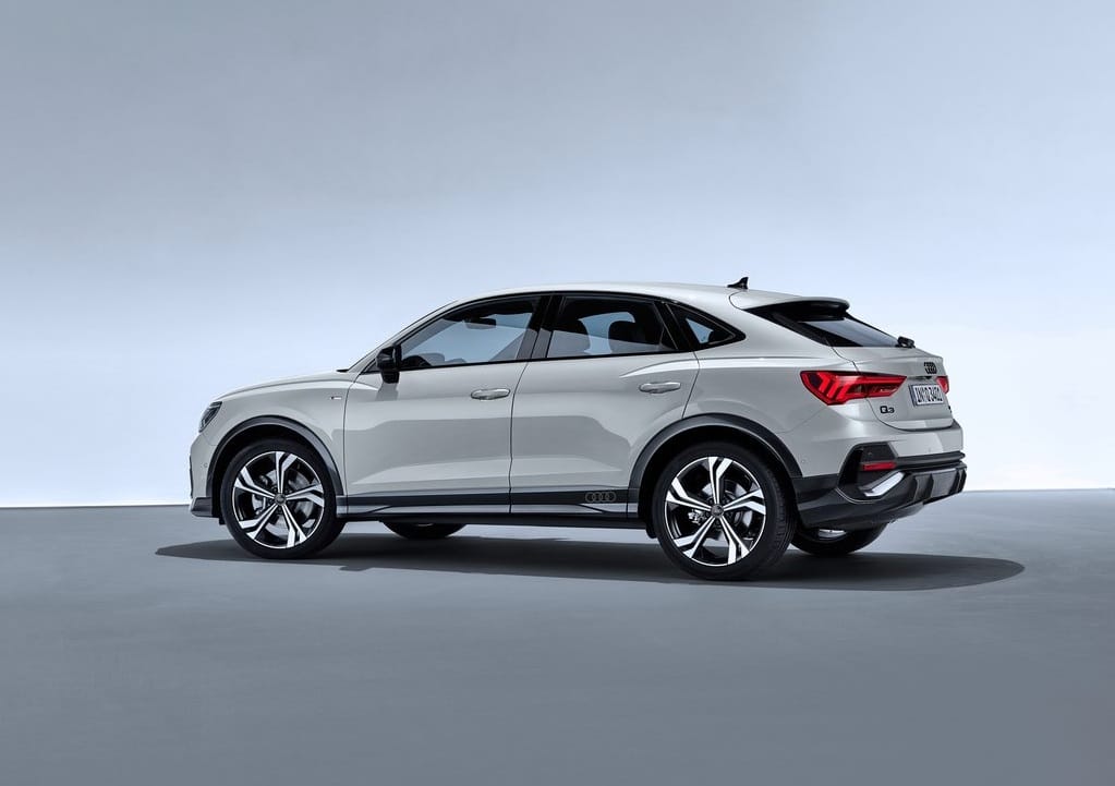 Audi Q3 Sportback ön bölüm ve gövde görünümü