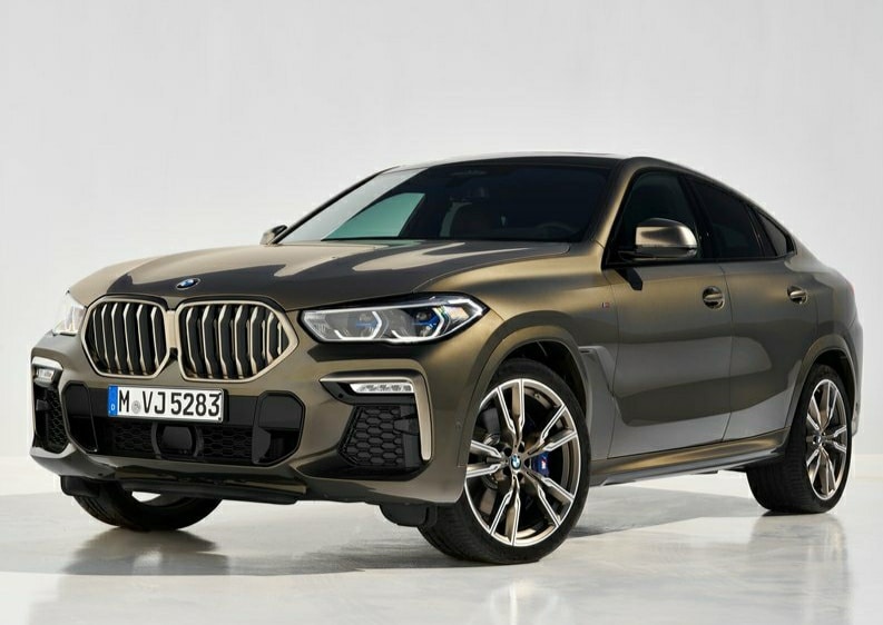 X6 M50i stüdyo ortamında önden görünüm