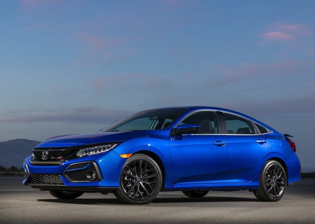 Honda Civic Si Sedan ön görünüm arşiv fotoğrafı
