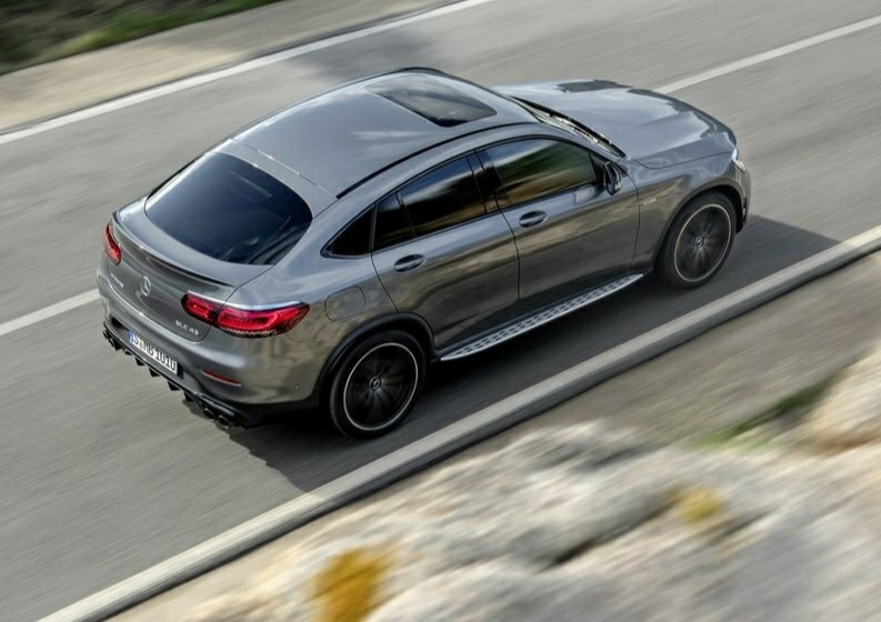 Mercedes-AMG GLC 43 Coupé arka üç çeyrek görünümü