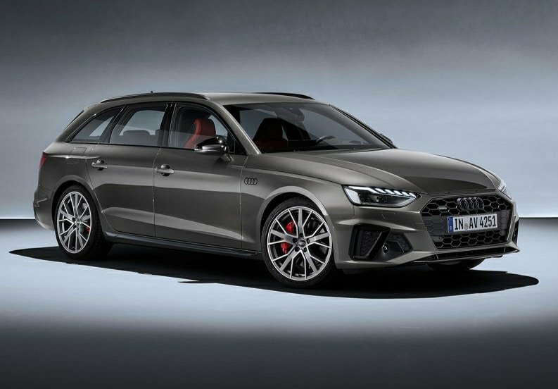 Audi A4 Avant ön üç çeyrek görünümü ve geniş Singleframe ızgara