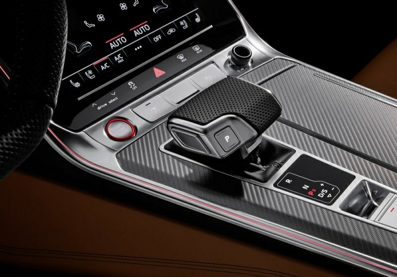 RS 6 Avant vites seçici ayrıntısı