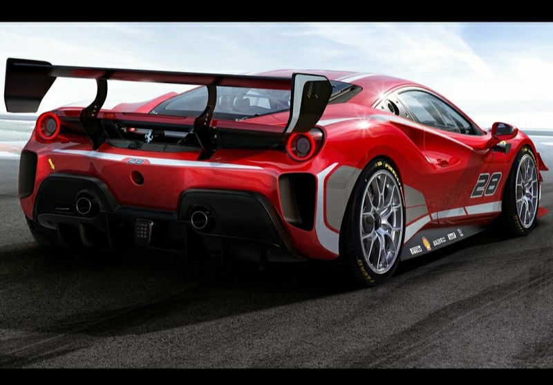 Ferrari 488 Challenge Evo otomobil arşiv görseli
