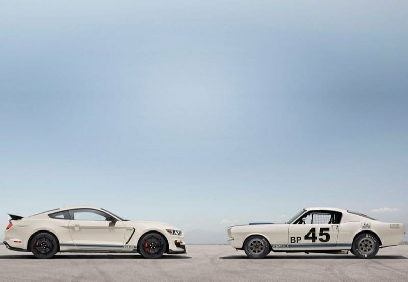 Mustang Shelby GT350 Heritage Edition yan görünüm