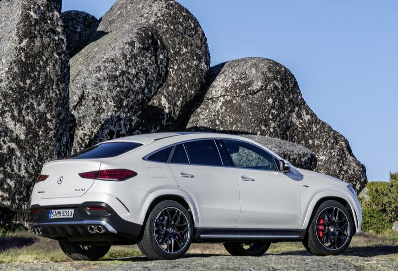 GLE 53 Coupe arka üç çeyrek görünümü