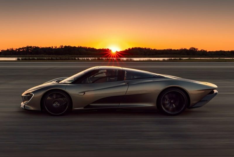 Speedtail karbon gövde ayrıntıları