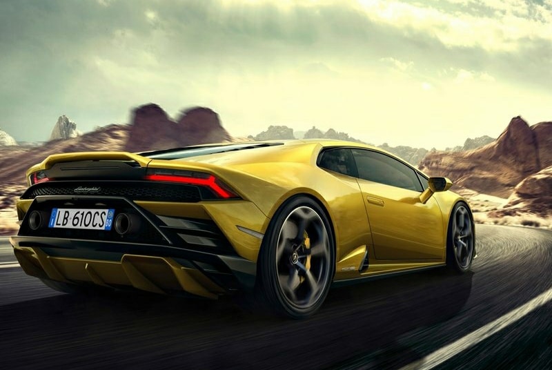 Lamborghini Huracan Rwd otomobil arşiv görseli