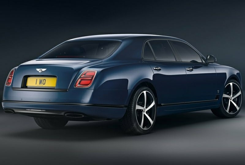 Bentley Mulsanne 6.75 Edition by Mulliner arkadan üç çeyrek görünüm
