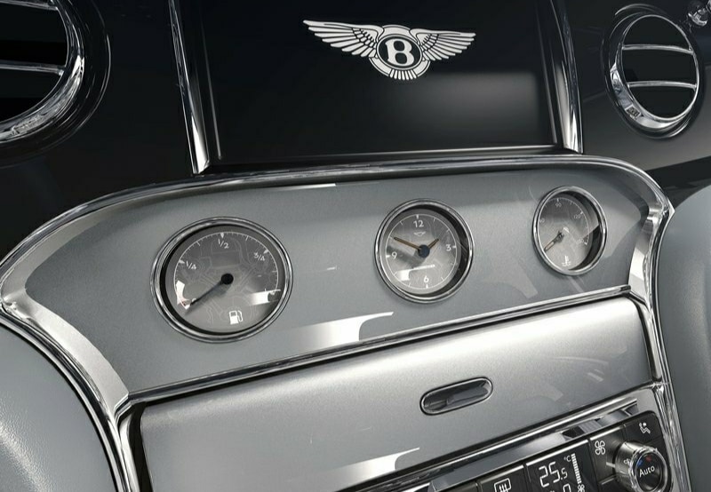 Bentley Mulsanne 6.75 Edition yardımcı göstergeleri