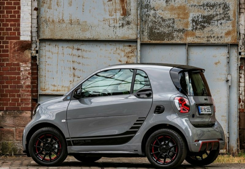 Elektrikli smart fortwo ön tasarımı