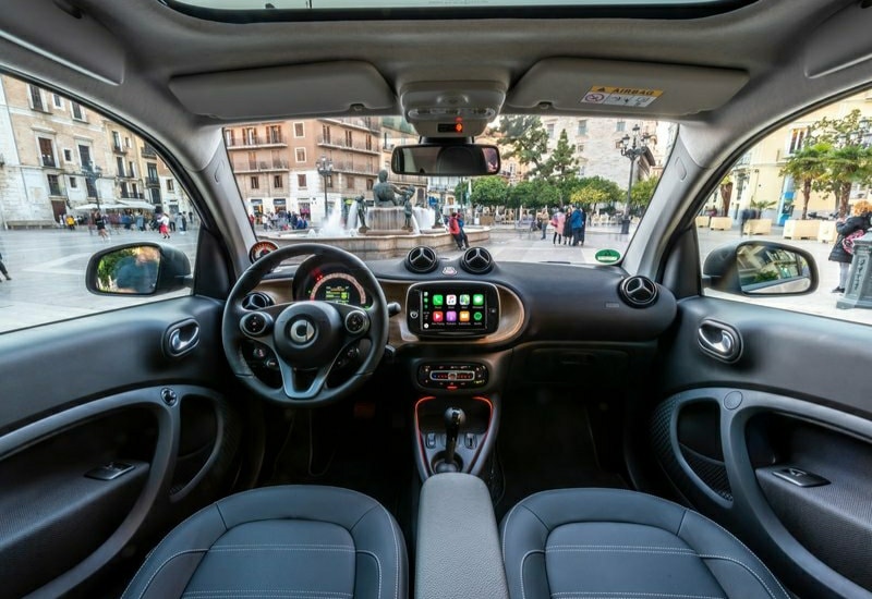 Elektrikli smart fortwo şehir tipi gövdesi
