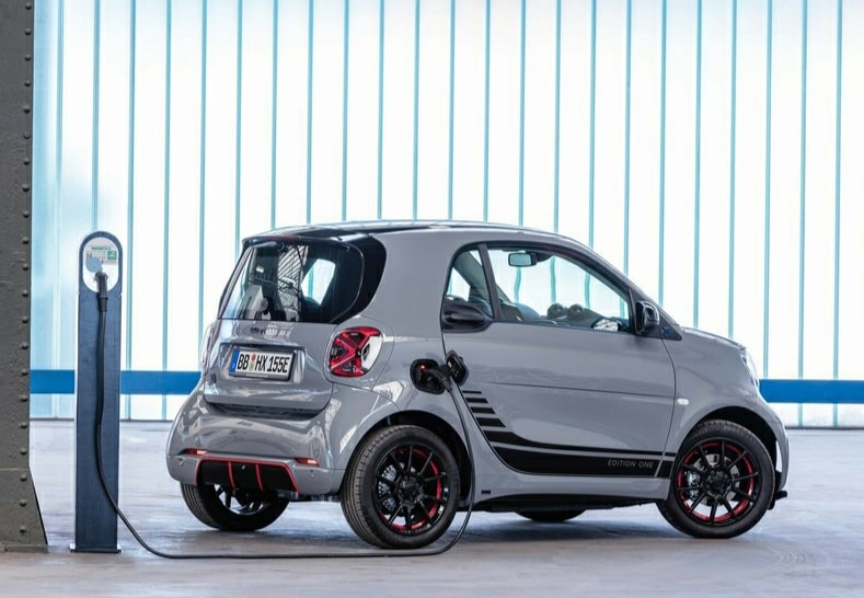Elektrikli smart fortwo tasarım görünümü