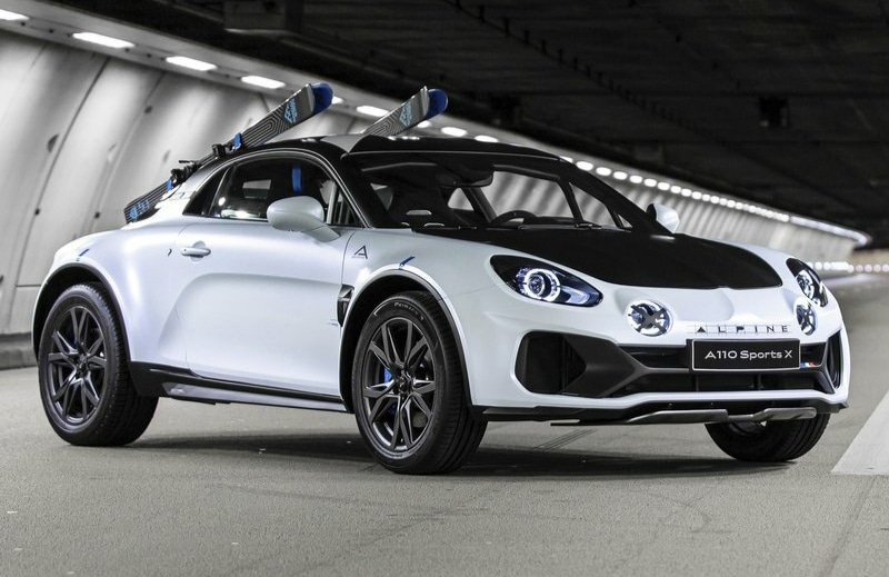Alpine A110 SportsX konsept otomobil görünümü
