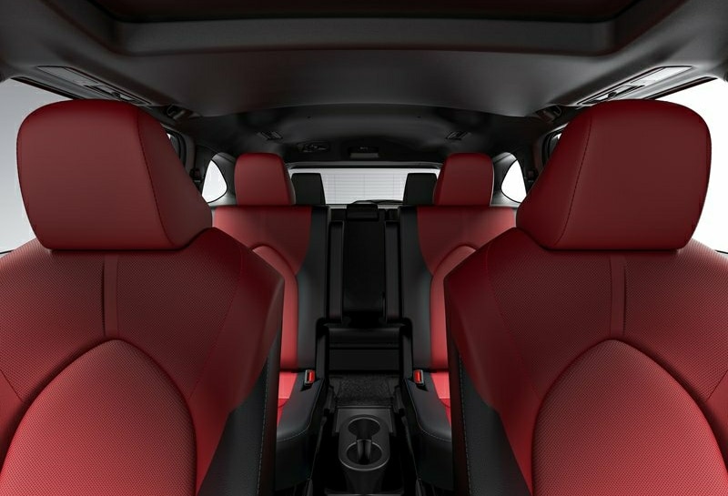 2021 Toyota Highlander XSE üç sıra koltuk düzeni