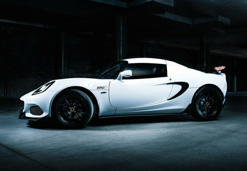 Lotus Elise Cup 250 Bathurst Edition önden üç çeyrek görünüm