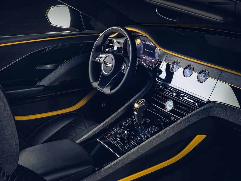 Bentley Bacalar Mulliner tasarımı