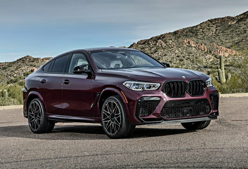 BMW X6 M Competition ön üç çeyrek görünümü