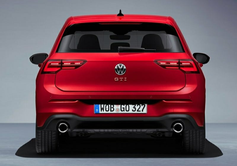 Golf GTI sekizinci nesil arka görünüm