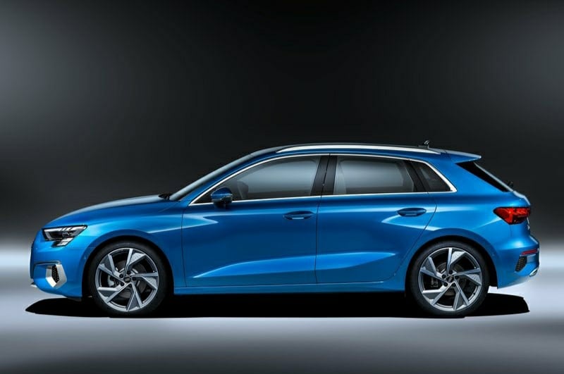 2023 Audi A3 Sportback Ağustos Fiyat Listesi yan profil görseli