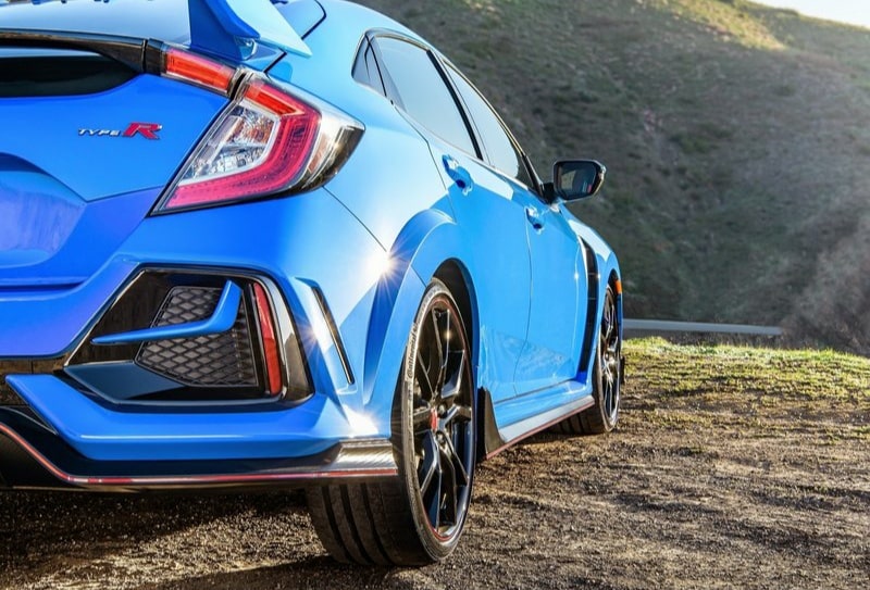 Honda Civic Type R ön tampon ve jant