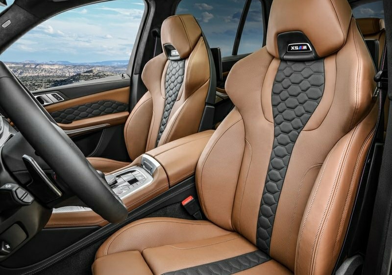BMW X5 M Competition ön koltuklar