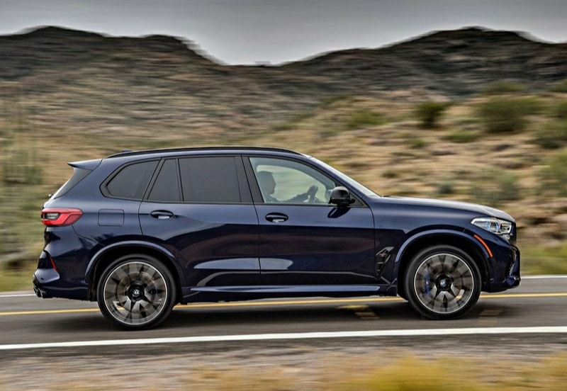 BMW X5 M Competition yan profil