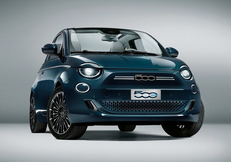 Fiat 500 La Prima yan profil görünümü