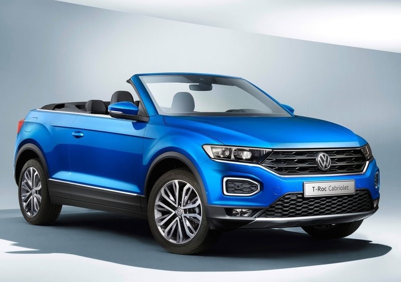 Volkswagen T-Roc Cabriolet ön üç çeyrek görünüm