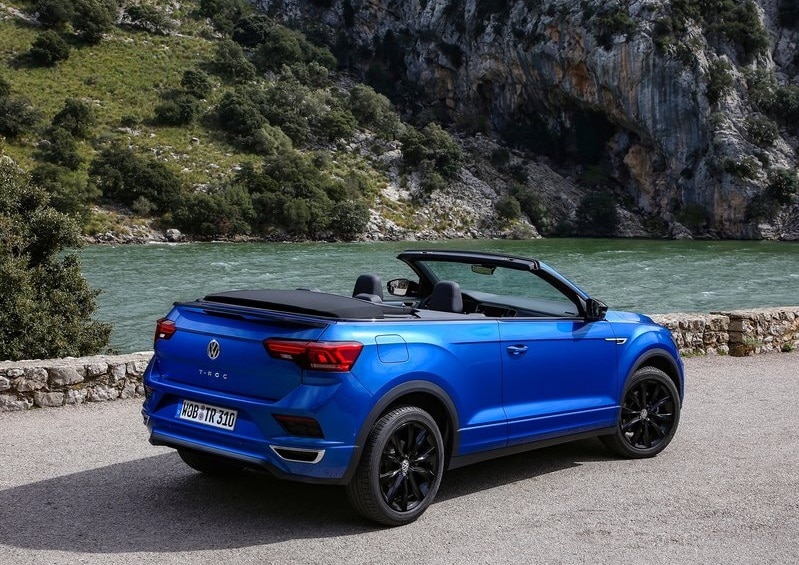 T-Roc Cabriolet açık tavanlı profil