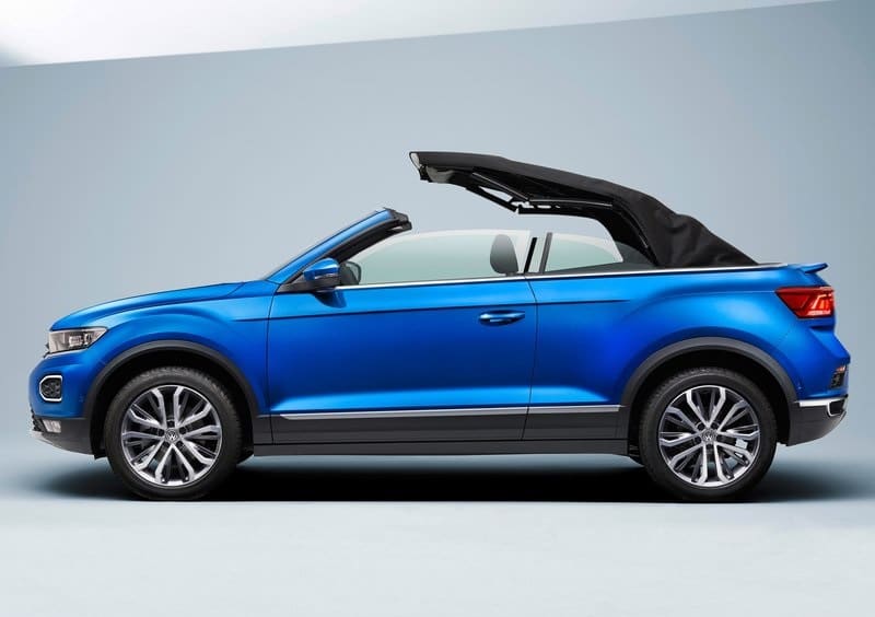 T-Roc Cabriolet arka üç çeyrek görünüm