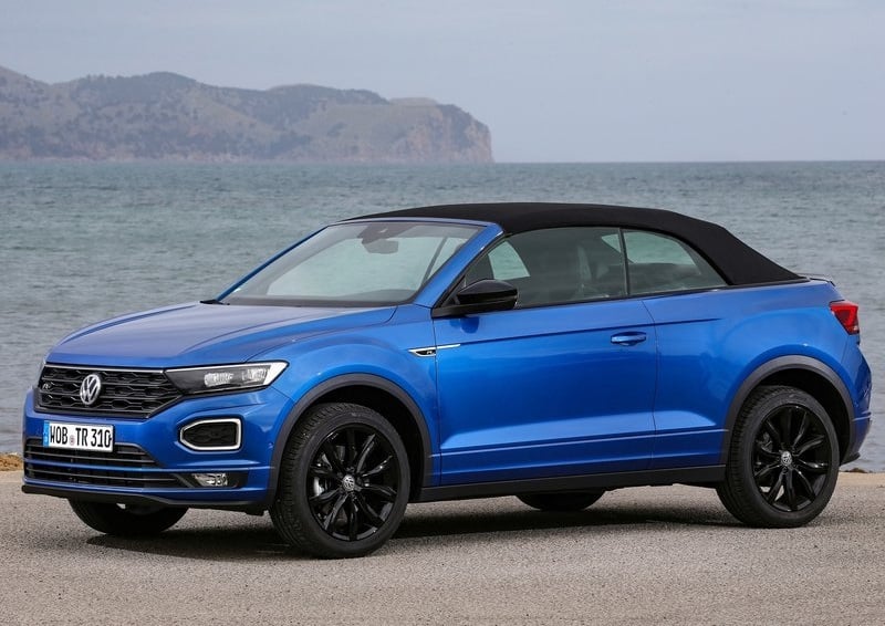 T-Roc Cabriolet kumaş tavan kapalı