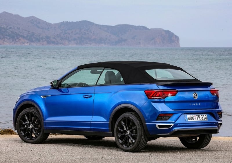 T-Roc Cabriolet kumaş tavan açık
