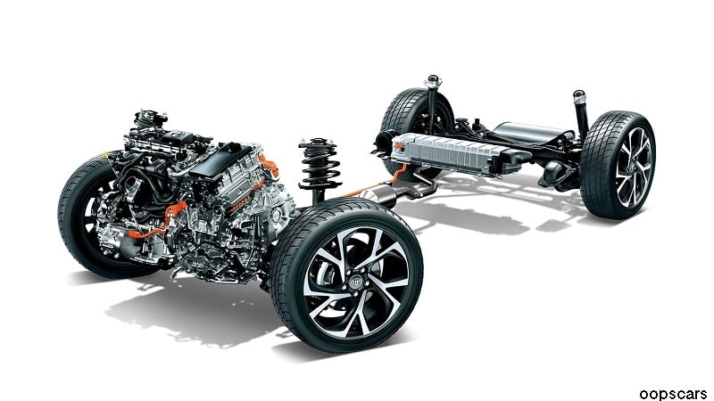 Toyota C-HR hibrit şasi elektrik bağlantıları ve batarya